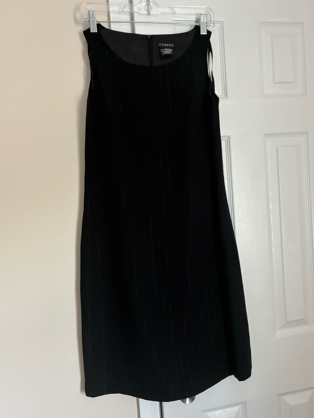 George Black Sleeveless Mini Shift Dress